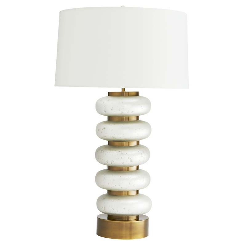 Дизайнерская настольная лампа GAELEN LAMP Белый Золотой Серый Дизайнерская настольная лампа GAELEN LAMP Белый Золотой Серый в Брянске | Loft Concept