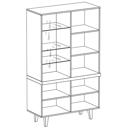 Шкаф-буфет Arden Mirror Cupboard Шкаф-буфет Arden Mirror Cupboard в Брянске