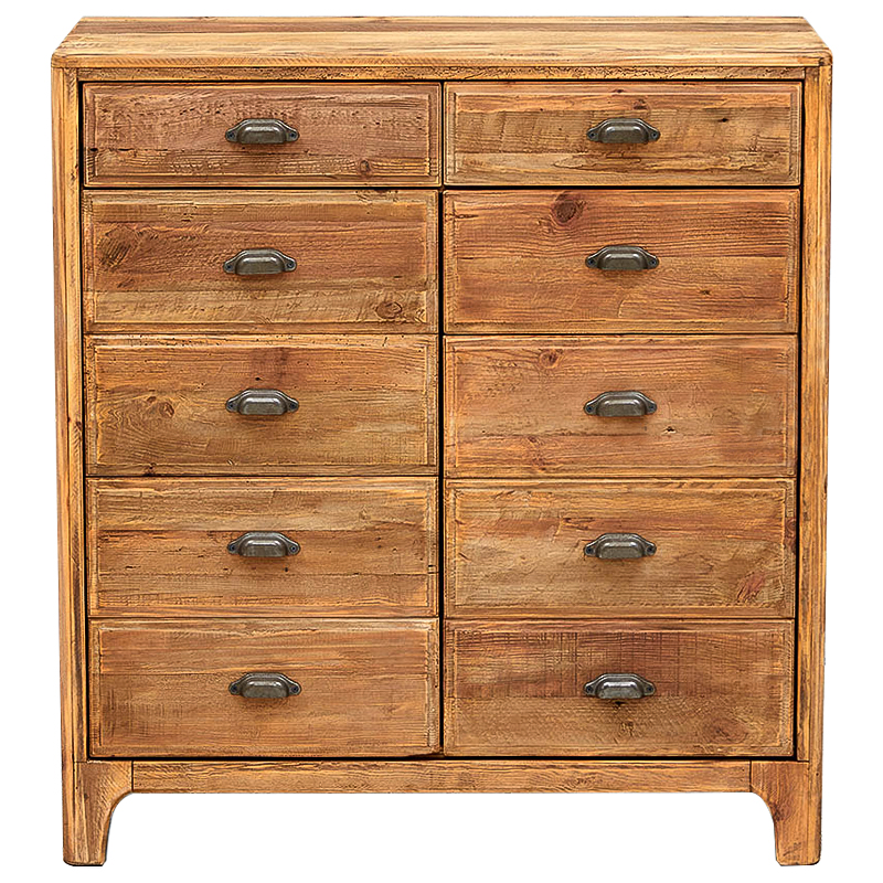 Комод из массива сосны в стиле лофт Pauley Loft Chest of Drawers Древесина Металлик винтаж Комод из массива сосны в стиле лофт Pauley Loft Chest of Drawers Древесина Металлик винтаж в Брянске | Loft Concept