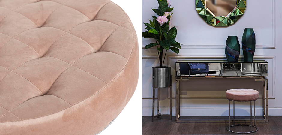 Пуф Rhombus Velours Pink Пуф Rhombus Velours Pink - Loft-Concept в Брянске
