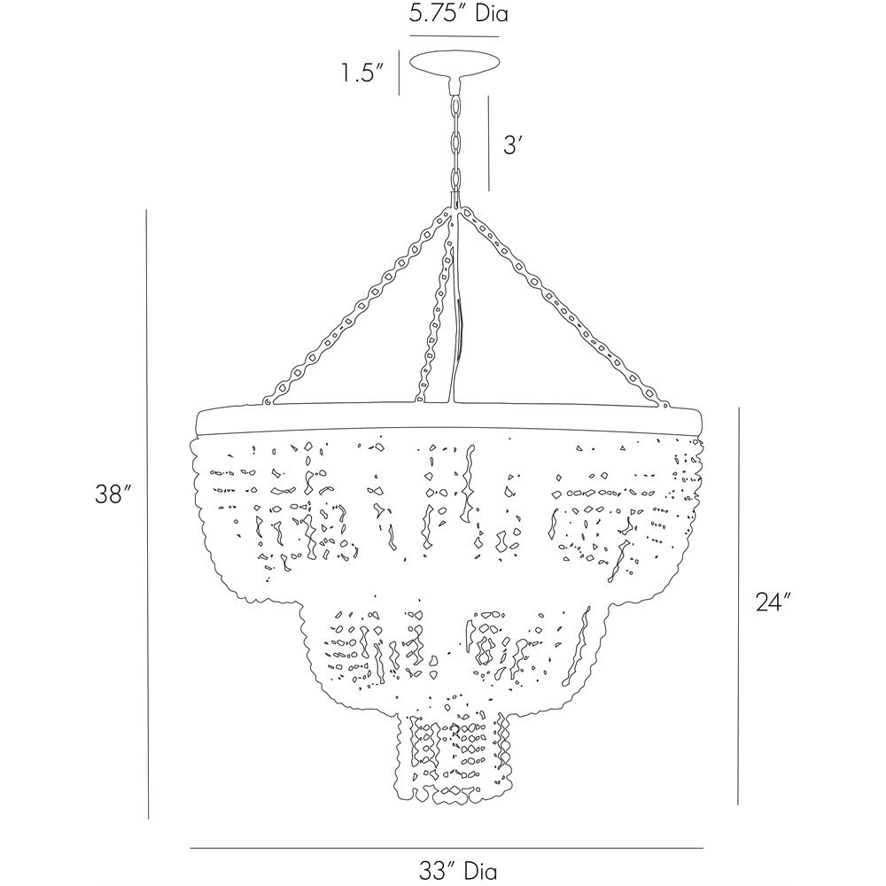 Люстра Arteriors CHAPPELLET CHANDELIER в Брянске