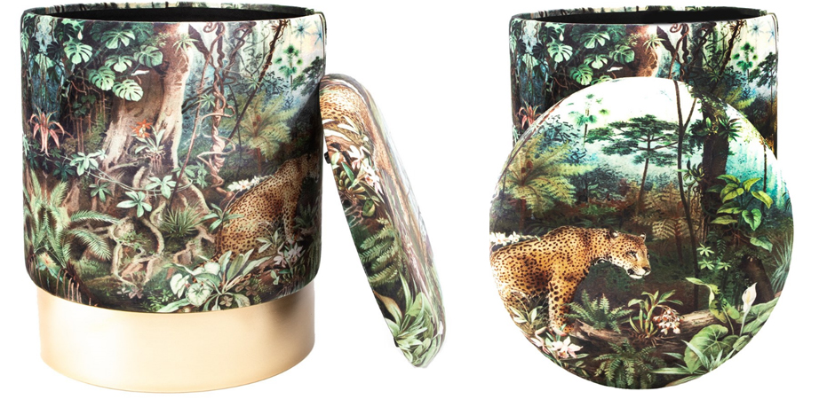 Пуф PUF Jungle Print lynx Пуф PUF Jungle Print lynx - Loft-Concept в Брянске