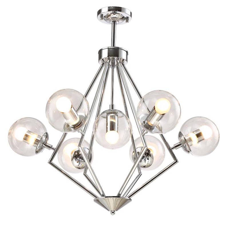Люстра Liebaud Chandelier 7 lamp Хром Люстра Liebaud Chandelier 7 lamp Хром в Брянске | Loft Concept