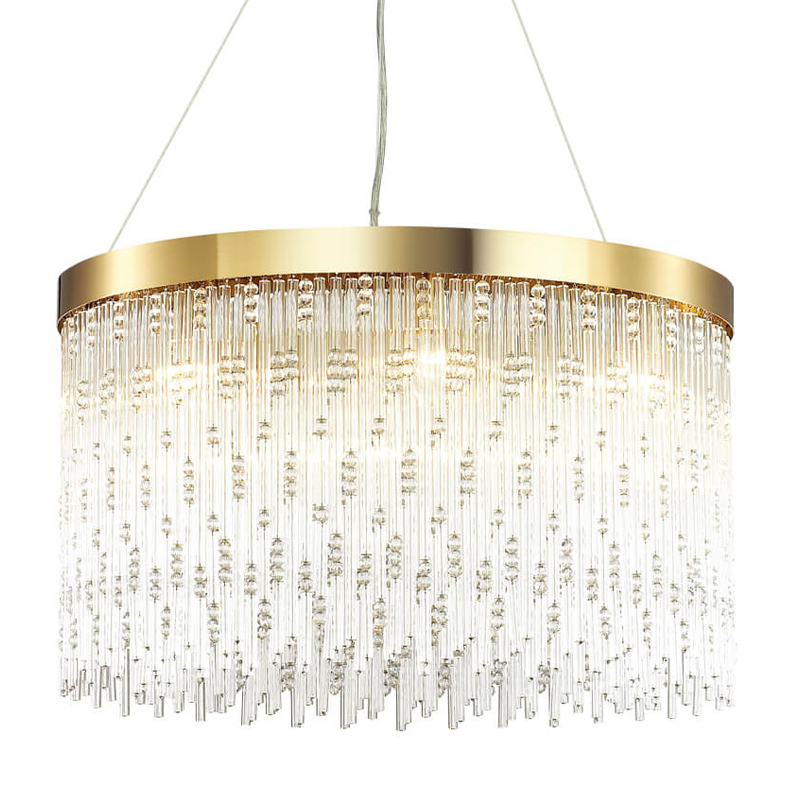 Люстра Hailstorm Rain Kerri Chandelier gold 60 Прозрачный (Transparent) Золотой Люстра Hailstorm Rain Kerri Chandelier gold 60 Прозрачный (Transparent) Золотой в Брянске | Loft Concept