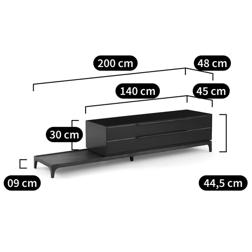 ТВ-тумба  из орехового дерева Marco Wooden TV Stand в Брянске