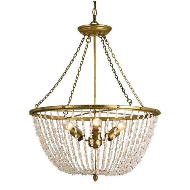 Люстра White Stone Chandelier Белый в Брянске | Loft Concept 