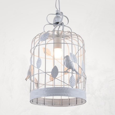 Подвесной светильник BIRDCAGE CHANDELIER Белый Подвесной светильник BIRDCAGE CHANDELIER Белый в Брянске | Loft Concept