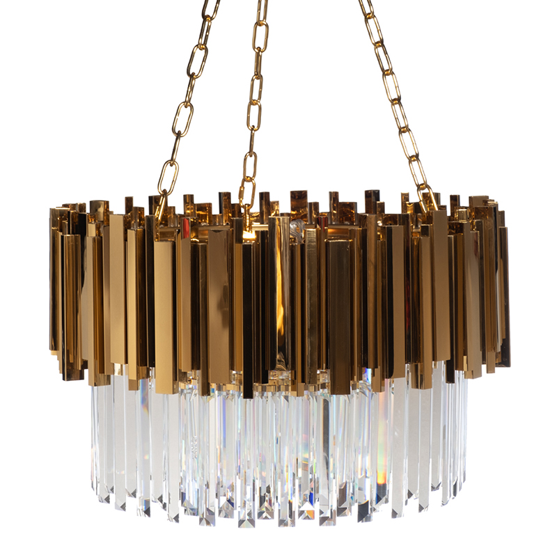 Люстра Empire Suspension Single Circle 60 Золотой Прозрачный Люстра Empire Suspension Single Circle 60 Золотой Прозрачный в Брянске | Loft Concept