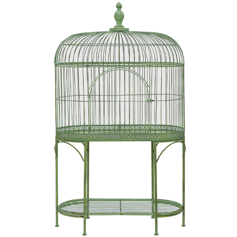 Декоративная клетка Bird Античный зеленый Декоративная клетка Bird Античный зеленый в Брянске | Loft Concept