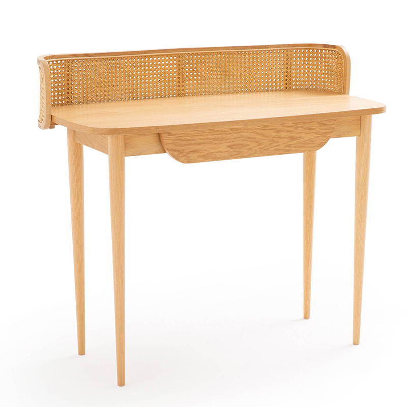 Рабочий стол Morten Wicker Table Светлый дуб Рабочий стол Morten Wicker Table Светлый дуб в Брянске | Loft Concept