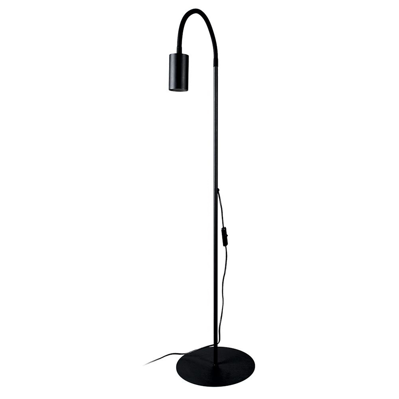 Торшер Noor Trumpet Floor Lamp black Черный Торшер Noor Trumpet Floor Lamp black Черный в Брянске | Loft Concept