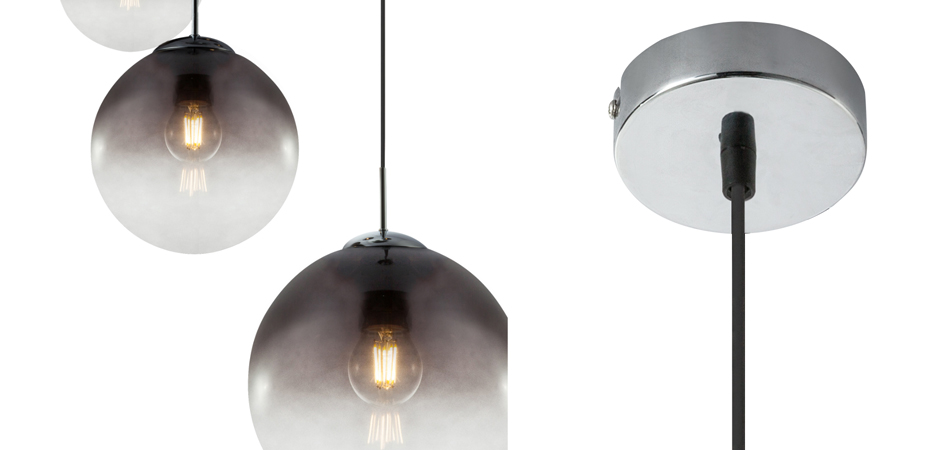 Светильник Ball Sunrise Pendant lamp smok 1 плафон Светильник Ball Sunrise Pendant lamp smok 1 плафон - Loft-Concept в Брянске