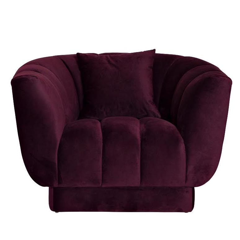 Кресло Miss Armchair Пурпурно-фиолетовый Кресло Miss Armchair Пурпурно-фиолетовый в Брянске | Loft Concept