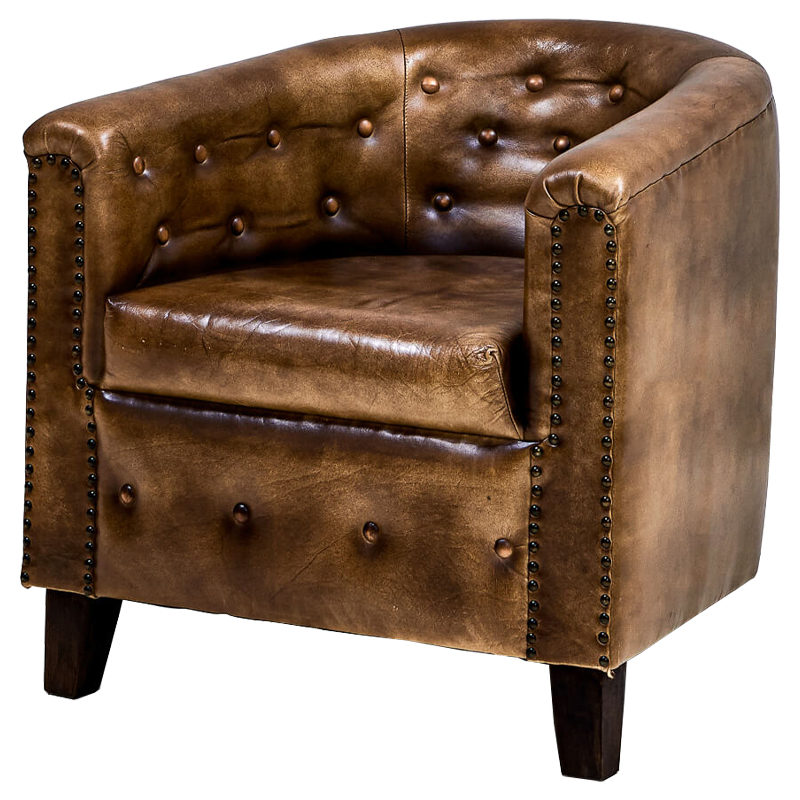 Кресло Grantham Chair Коричневый винтаж Кресло Grantham Chair Коричневый винтаж в Брянске | Loft Concept