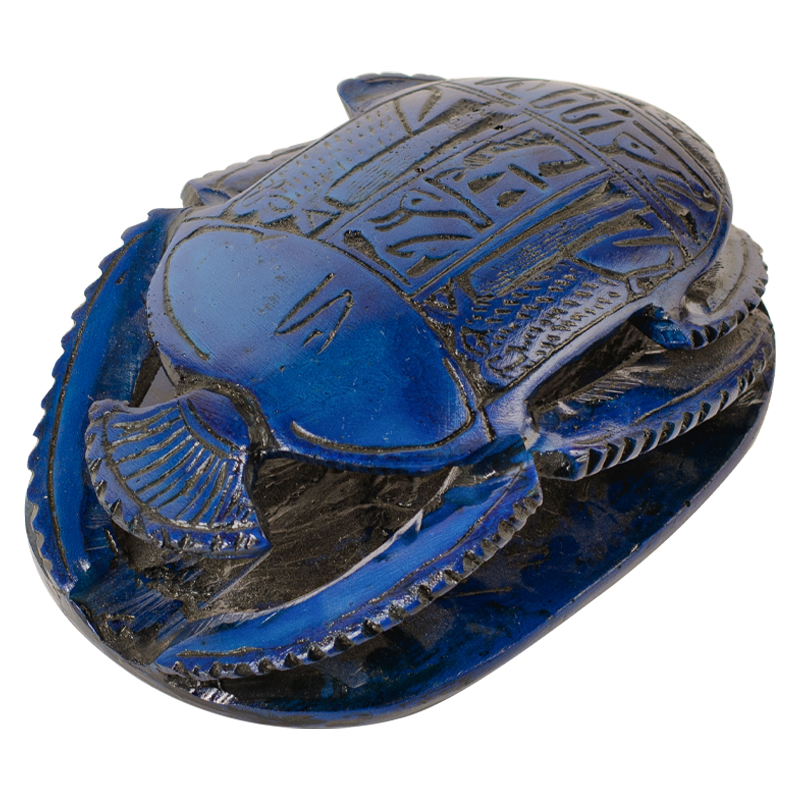 Статуэтка Скарабей Scarab Beetle blue Синий Статуэтка Скарабей Scarab Beetle blue Синий в Брянске | Loft Concept