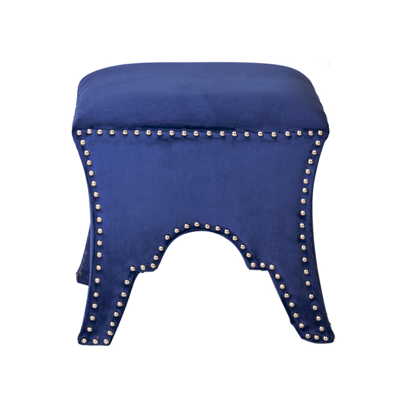 Пуф Pouf Blue Velor Синий Пуф Pouf Blue Velor Синий в Брянске | Loft Concept