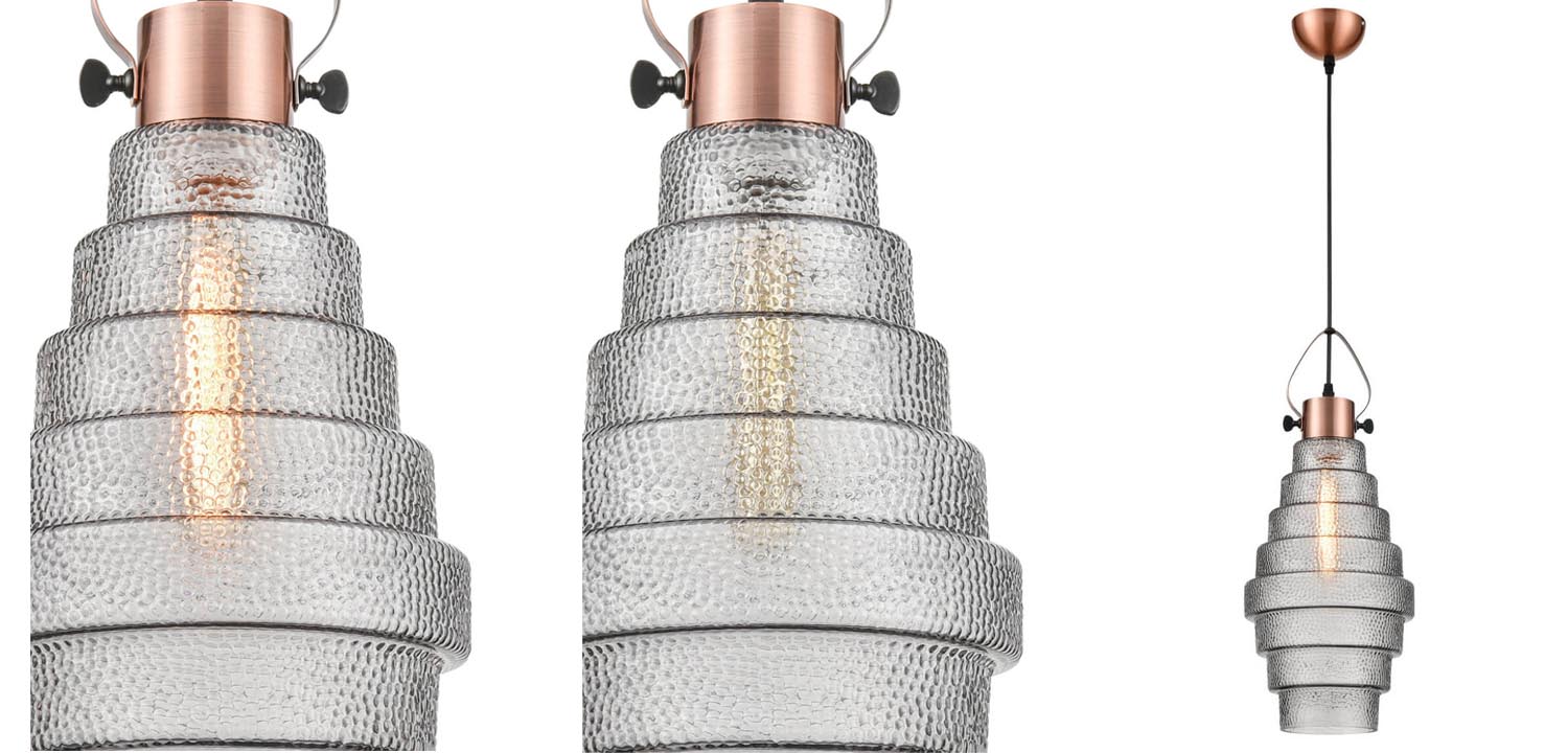 Подвесной светильник Deidier smoky 21 - фото