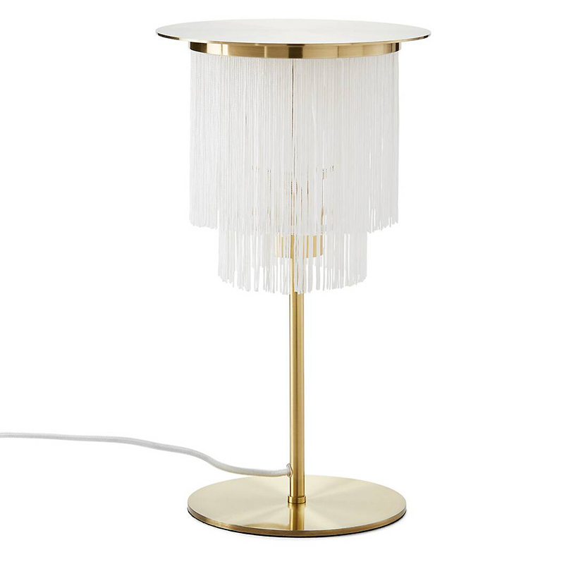 Настольная лампа Houtique Table lamp Белый Латунь Настольная лампа Houtique Table lamp Белый Латунь в Брянске | Loft Concept