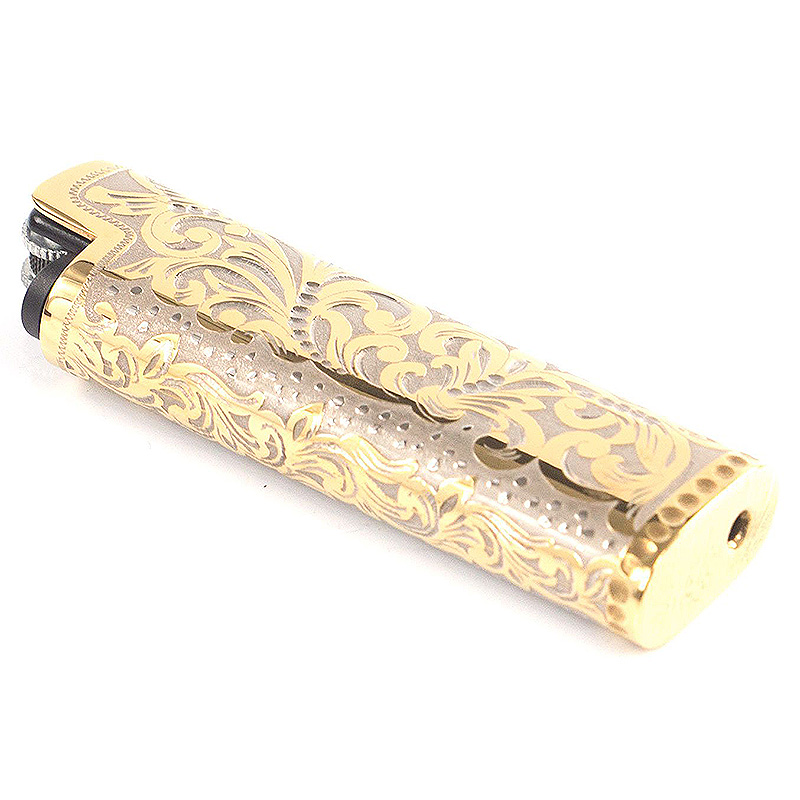 Зажигалка газовая в металлическом чехле с гравировкой Metal Lighters Никель Золотой Зажигалка газовая в металлическом чехле с гравировкой Metal Lighters Никель Золотой в Брянске | Loft Concept