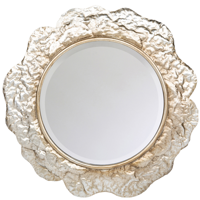 Зеркало Chlodio Crumpled Silver Mirror Зеркало Chlodio Crumpled Silver Mirror в Брянске | Loft Concept