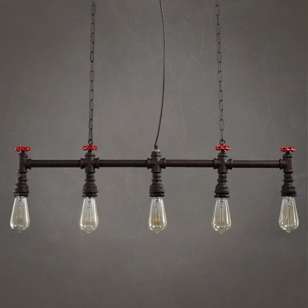 Подвесной светильник Loft Red Water Tap Pendant 5 Черный Подвесной светильник Loft Red Water Tap Pendant 5 Черный в Брянске | Loft Concept