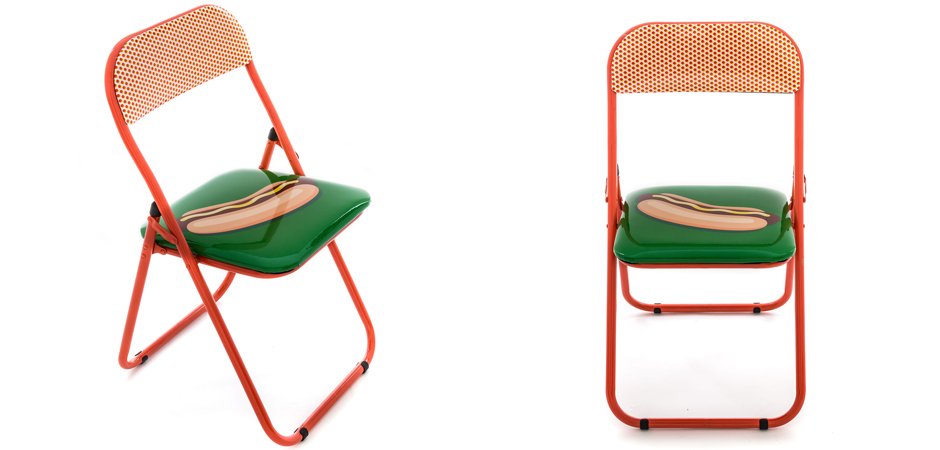 Стул Seletti Folding Chair Hot Dog Стул Seletti Folding Chair Hot Dog - Loft-Concept в Брянске