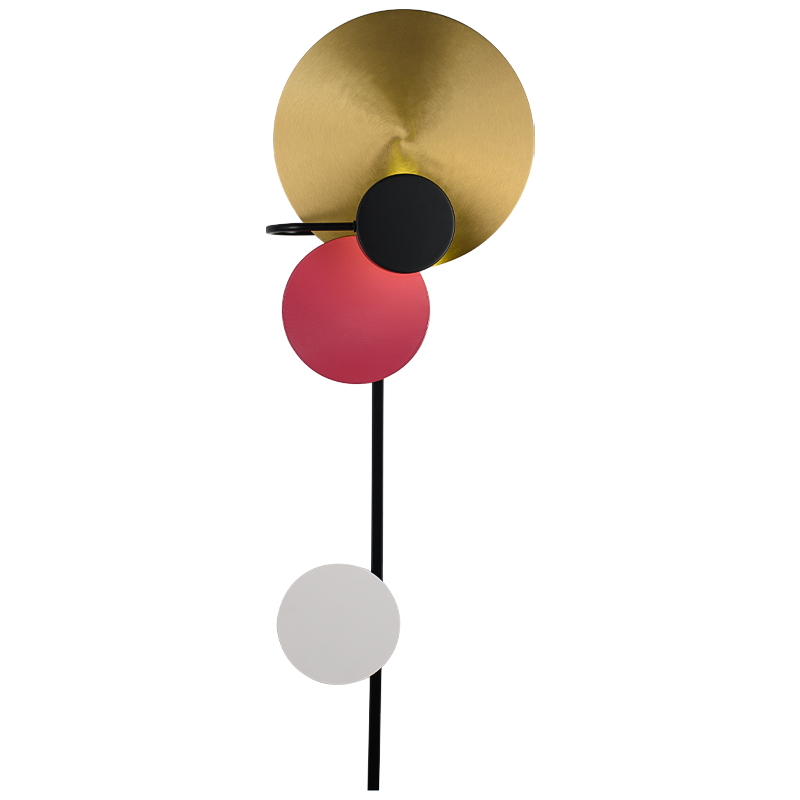 Бра PLANET LAMP METTE SCHELDE red Золотой Красный Черный Белый Бра PLANET LAMP METTE SCHELDE red Золотой Красный Черный Белый в Брянске | Loft Concept