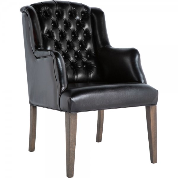 Кресло Leather Elegance Black Черный Кресло Leather Elegance Black Черный в Брянске | Loft Concept
