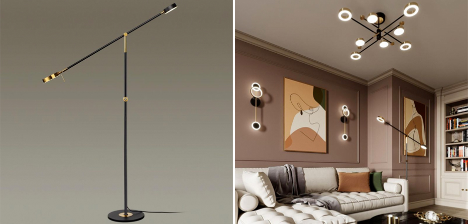 Торшер с регулировкой Bendik Lighting - Loft-Concept в Брянске