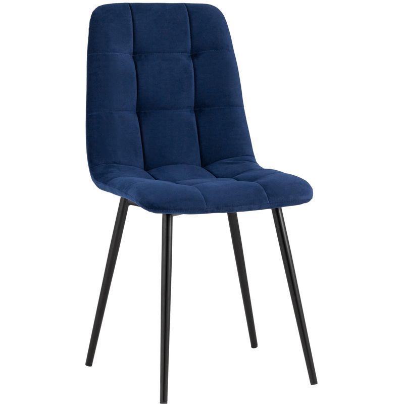 Стул NANCY S-2 Chair Синий Индиго Индиго Черный Стул NANCY S-2 Chair Синий Индиго Индиго Черный в Брянске | Loft Concept