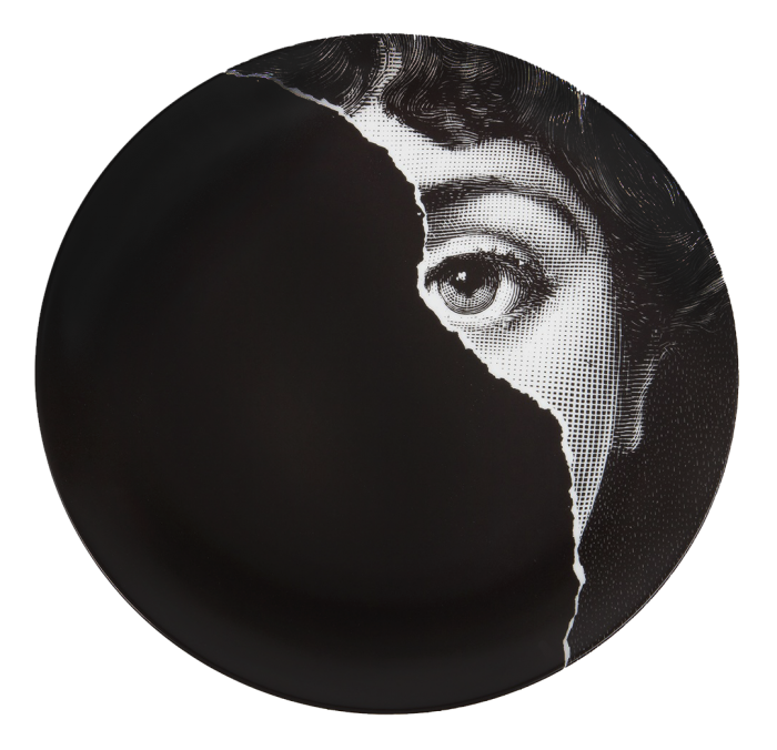 Декоративная тарелка Fornasetti 145 Черный Декоративная тарелка Fornasetti 145 Черный в Брянске | Loft Concept