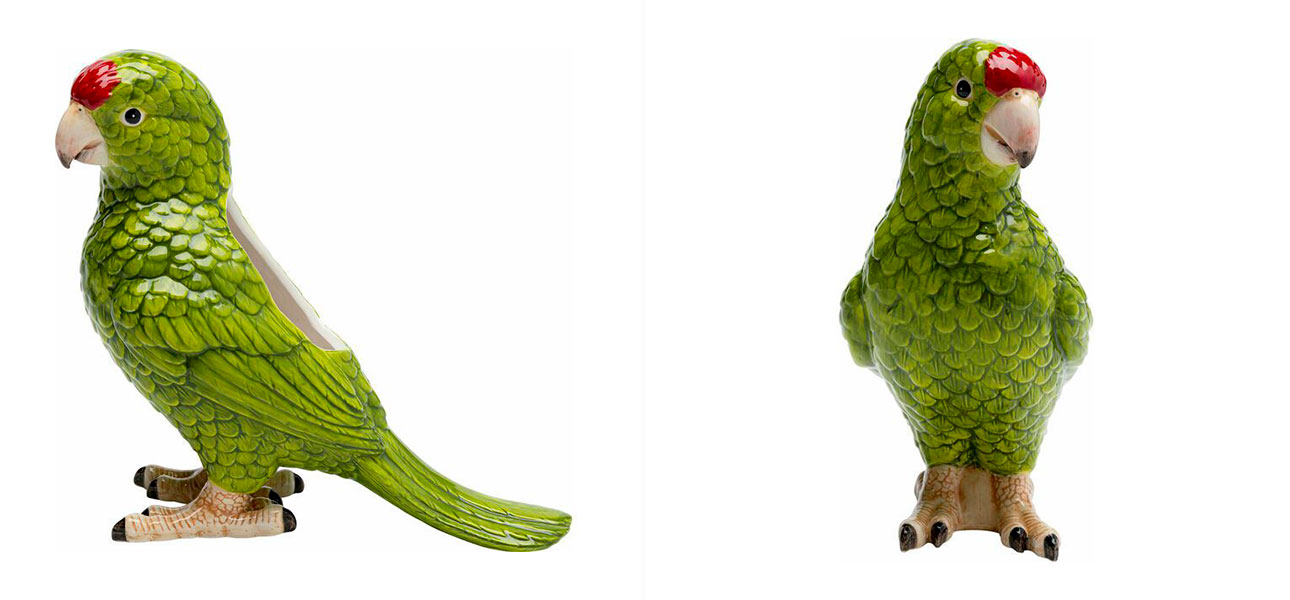 Ваза зеленый попугай Parrot - фото №1