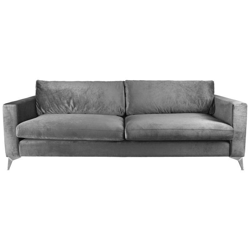 Диван Стокгольм Stockholm Sofa Серый Нержавеющая сталь Диван Стокгольм Stockholm Sofa Серый Нержавеющая сталь в Брянске | Loft Concept