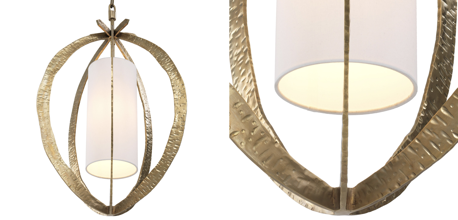 Подвесной светильник Eichholtz Chandelier Luciano brass - фото №1