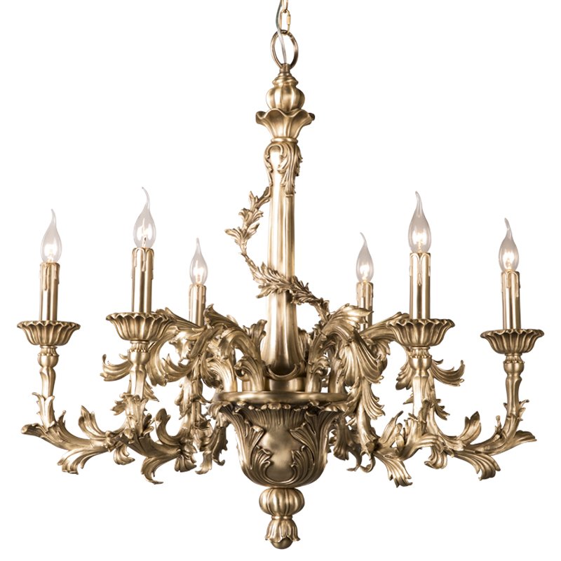 Люстра Baroque Chandelier Латунь Люстра Baroque Chandelier Латунь в Брянске | Loft Concept