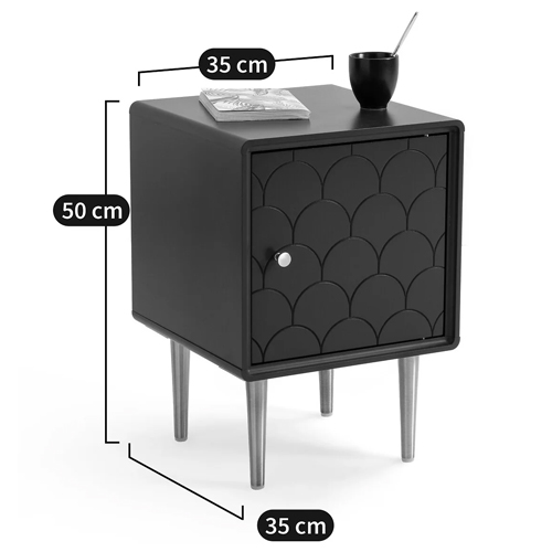 Тумба с одной дверцей Scale Ornament Blue Nightstand Тумба с одной дверцей Scale Ornament Blue Nightstand в Брянске