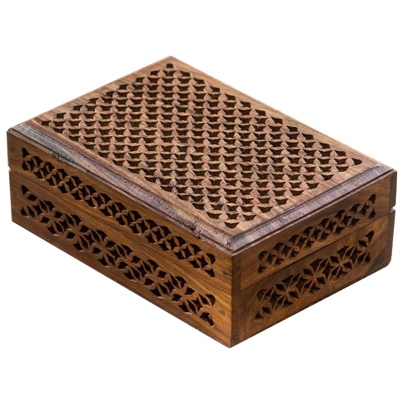 Шкатулка Yamini Indian Inlay Box Коричневый Шкатулка Yamini Indian Inlay Box Коричневый в Брянске | Loft Concept