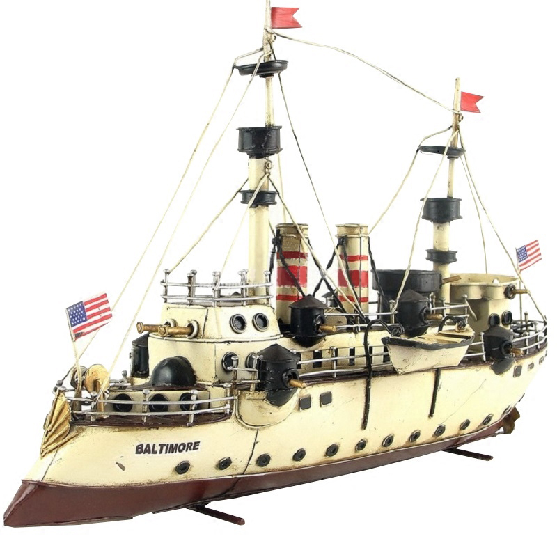Статуэтка Baltimore Ship Бежевый Коричневый Статуэтка Baltimore Ship Бежевый Коричневый в Брянске | Loft Concept