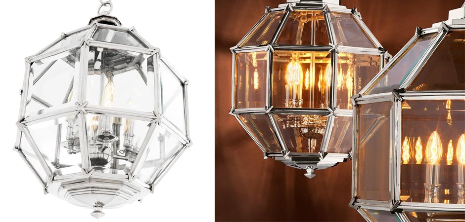 Люстра Lantern Owen Nickel S - Loft-Concept в Брянске