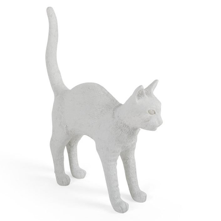 Лампа Seletti Jobby The Cat White Белый Лампа Seletti Jobby The Cat White Белый в Брянске | Loft Concept