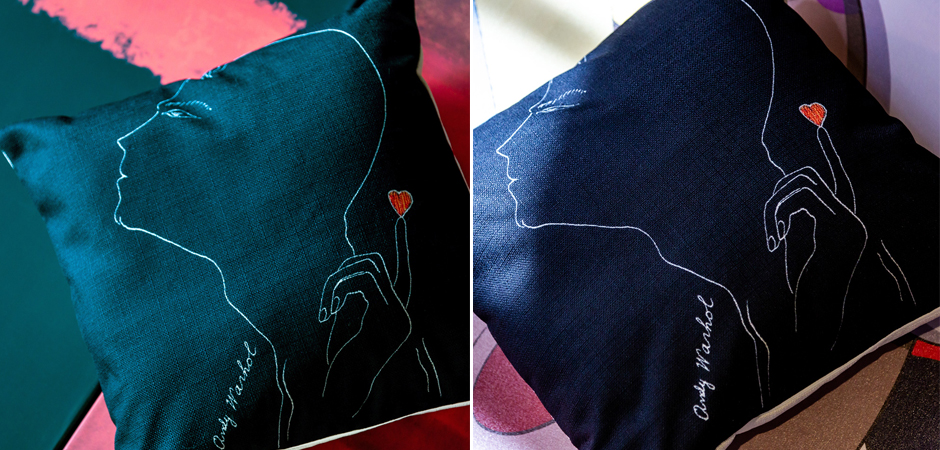 Декоративная подушка White Silhouette Lover Pillow Декоративная подушка White Silhouette Lover Pillow - Loft-Concept в Брянске