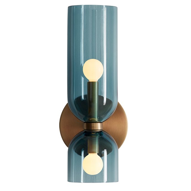 Бра Lightmaker Studio Edie Sconce Blue Медь Синий Бра Lightmaker Studio Edie Sconce Blue Медь Синий в Брянске | Loft Concept