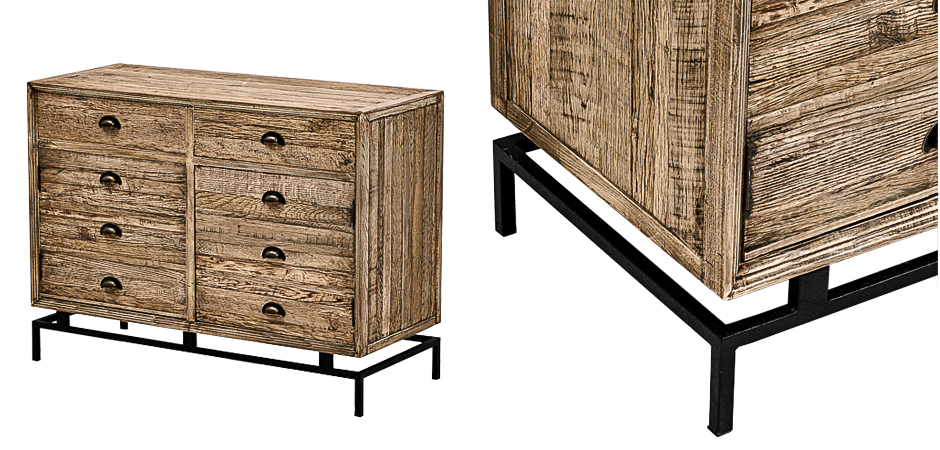 Комод деревянный в стиле Лофт Eligio Wood Commode Комод деревянный в стиле Лофт Eligio Wood Commode - Loft-Concept в Брянске