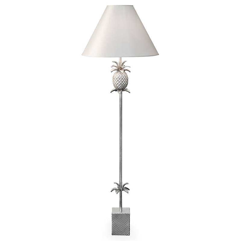 Торшер FLOOR LAMP PINEAPPLE CONE white Алюминий Белый Торшер FLOOR LAMP PINEAPPLE CONE white Алюминий Белый в Брянске | Loft Concept
