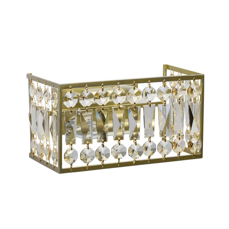 Бра Crystal Inserts Lamp Золотой Прозрачное Стекло Бра Crystal Inserts Lamp Золотой Прозрачное Стекло в Брянске | Loft Concept