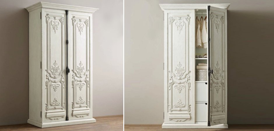 Шкаф French Distressed White Шкаф French Distressed White - Loft-Concept в Брянске