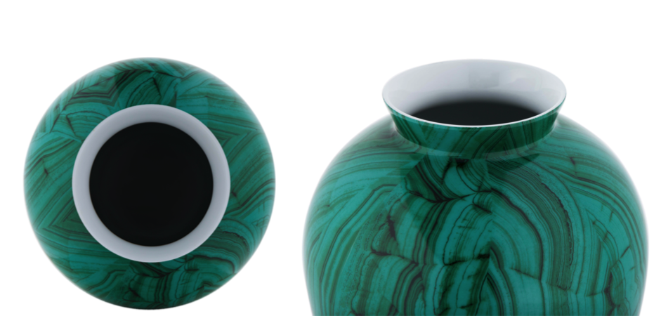 Ваза Malachite Vase barrel Ваза Malachite Vase barrel - Loft-Concept в Брянске
