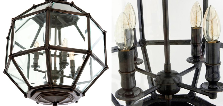 Люстра Lantern Owen Bronze M - Loft-Concept в Брянске