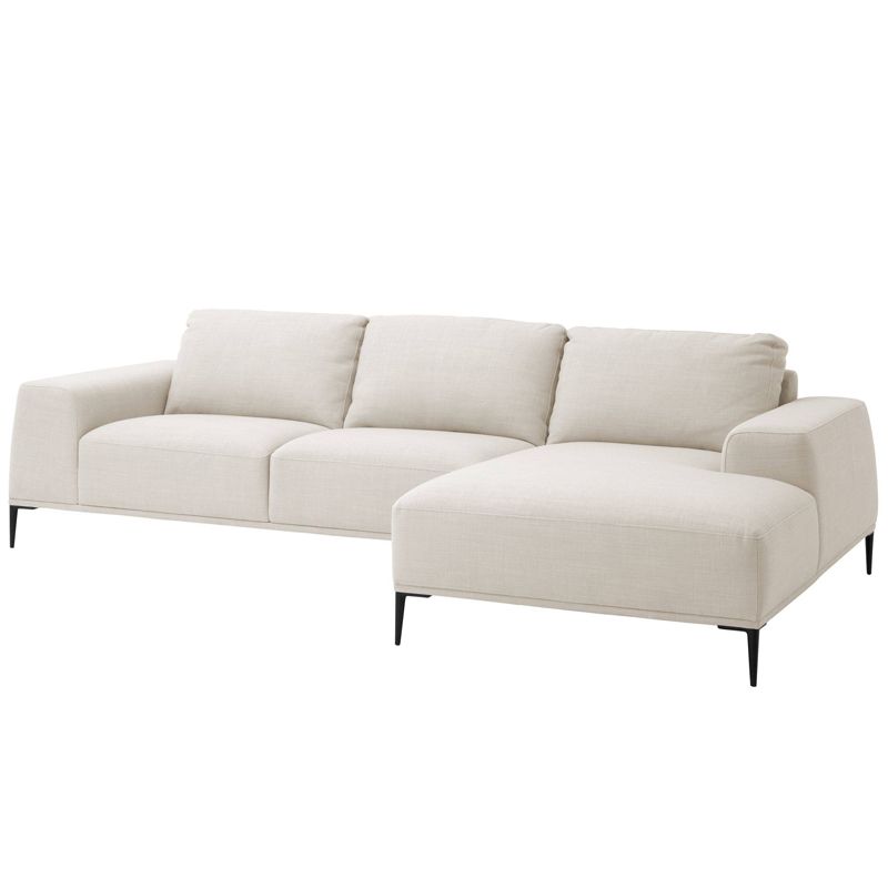 Диван Eichholtz Lounge Sofa Montado natural Молочный Черный Диван Eichholtz Lounge Sofa Montado natural Молочный Черный в Брянске | Loft Concept