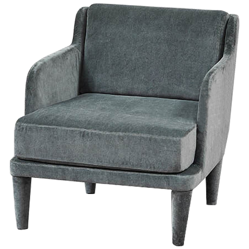 Кресло Elijah Armchair Серо-голубой Кресло Elijah Armchair Серо-голубой в Брянске | Loft Concept